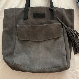 M.I.L.A. Suede Shoulder Bag